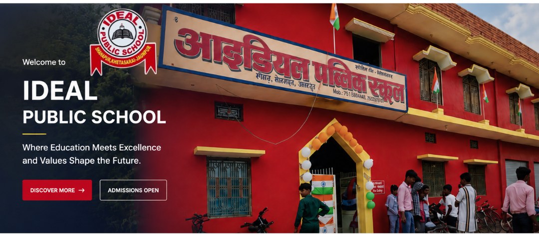 Ideal Public School — Front View